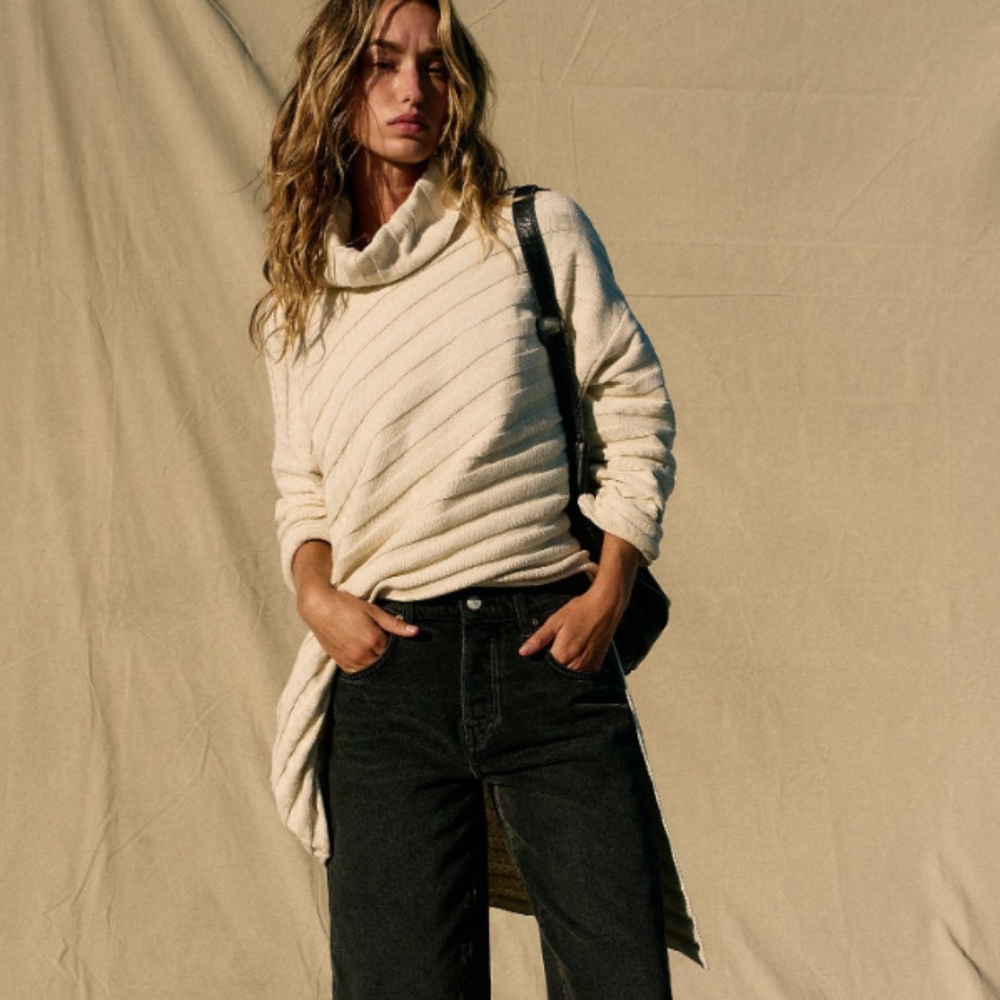 Free People Cream Sweater